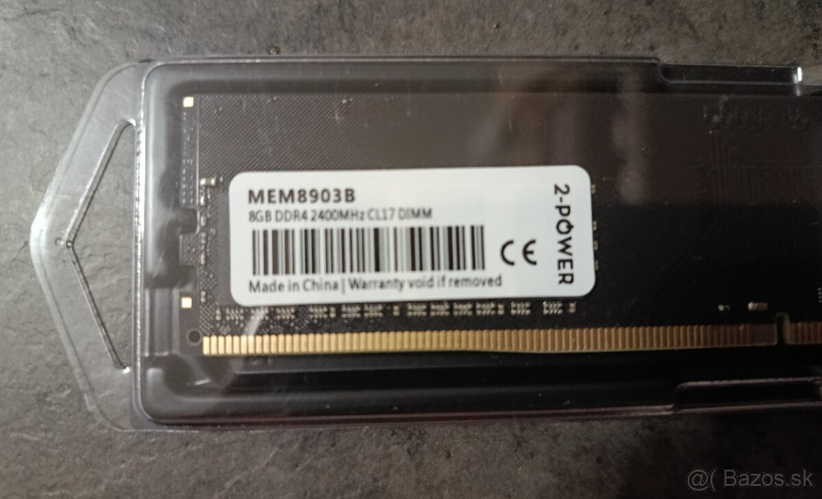 Pamäť DDR4 8GB PC4 CL17 do PC - 3