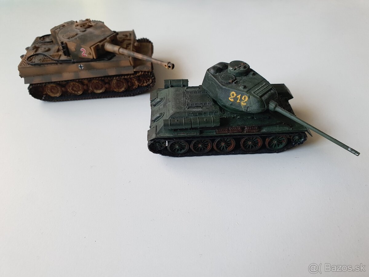 Modely tankov T-34 a Tiger 1:72 - 3