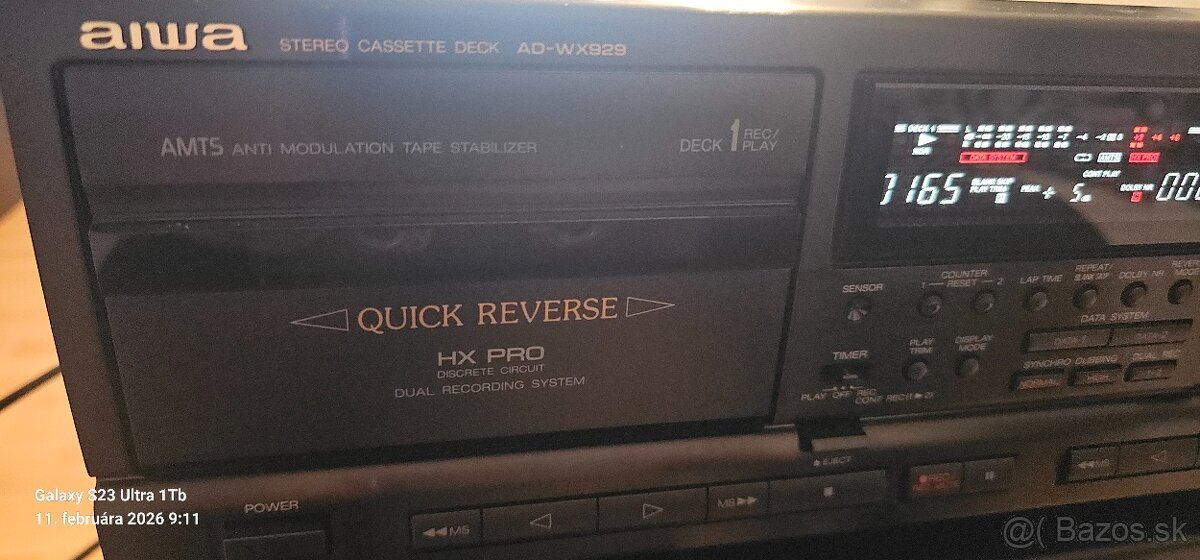 Predám dvodeck AIWA AD-WX929 - 3