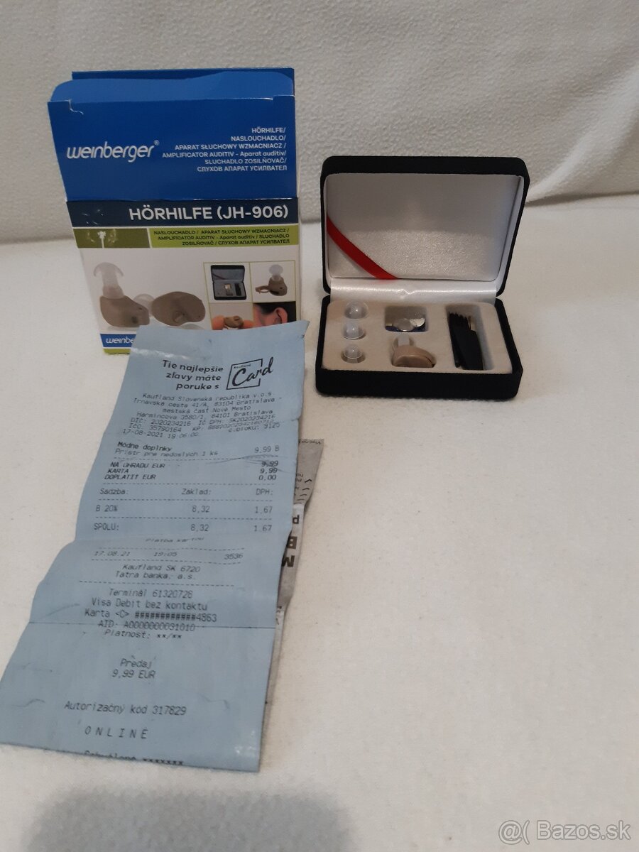 slúchadlo, zosilňovač - 3