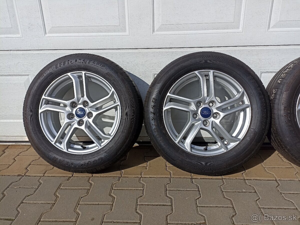 Orig. letná sada FORD 5x108 R16 + GoodYear 205/60 R16 - 3
