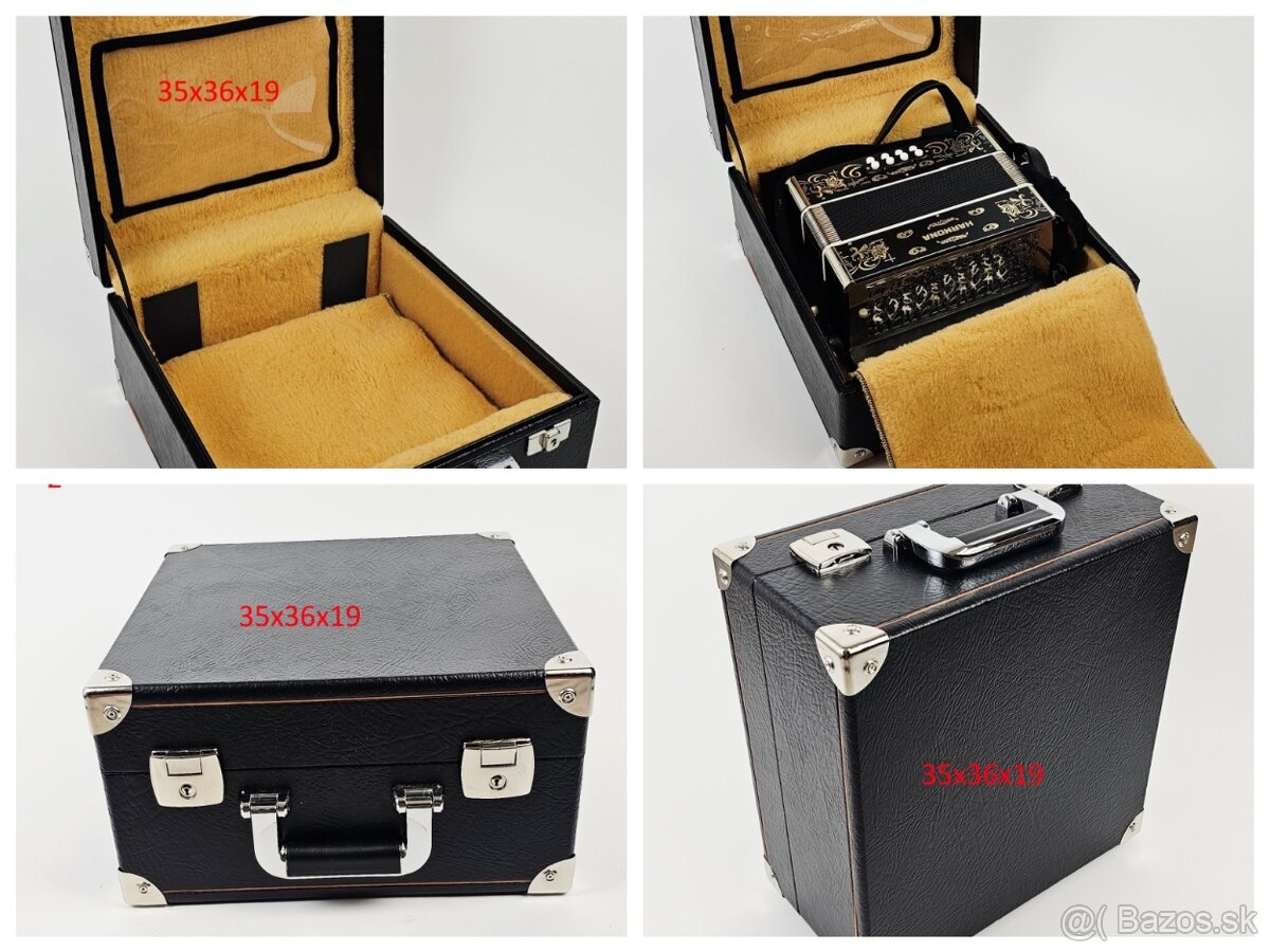 Nové kufre na akordeon heligonka Odolne, vysoka kvalita - 3