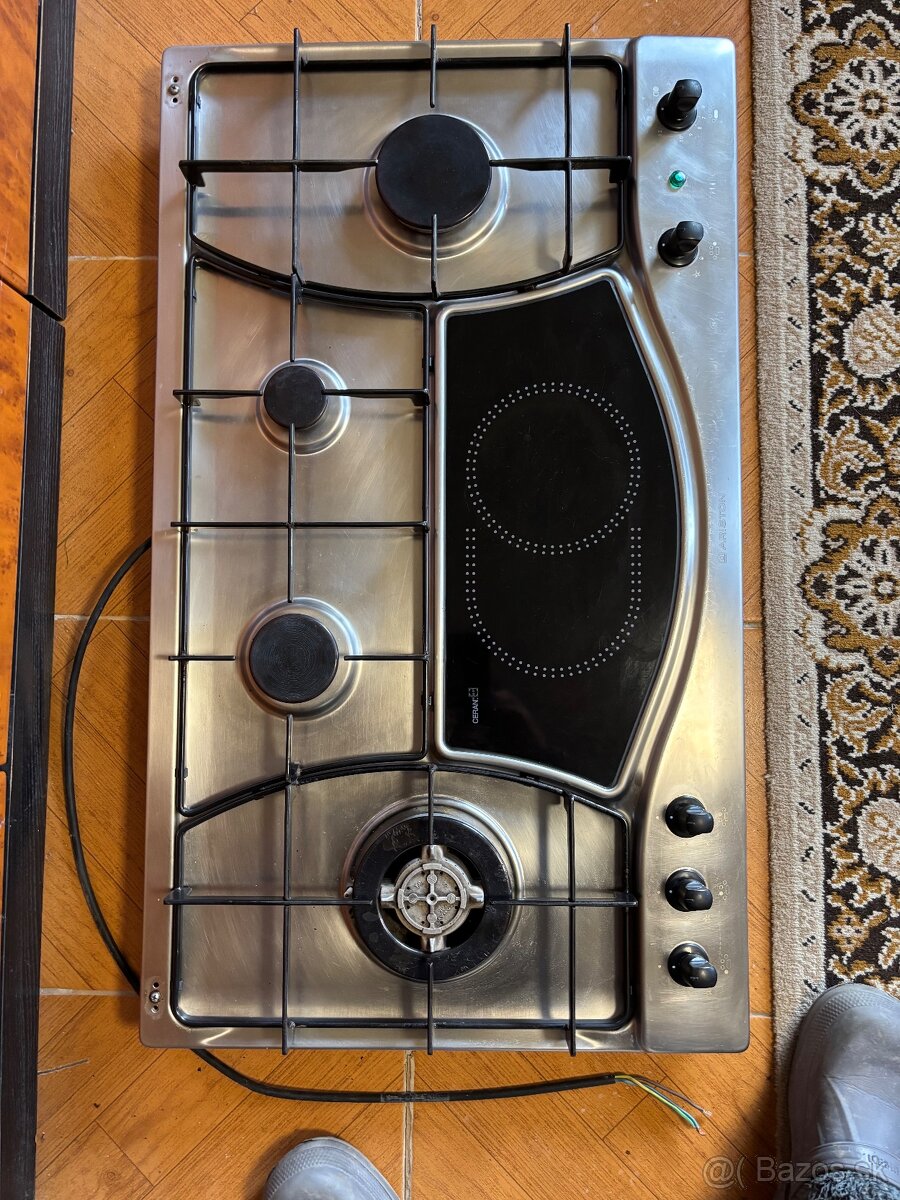 Plynova varna doska so sklokeramickou platnou - 3