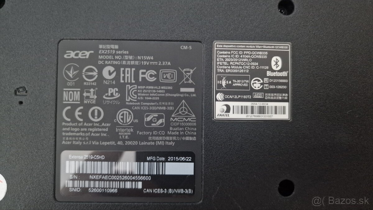 Notebook Acer , 4Gb RAM, 120Gb SSD, Win 10 - 3