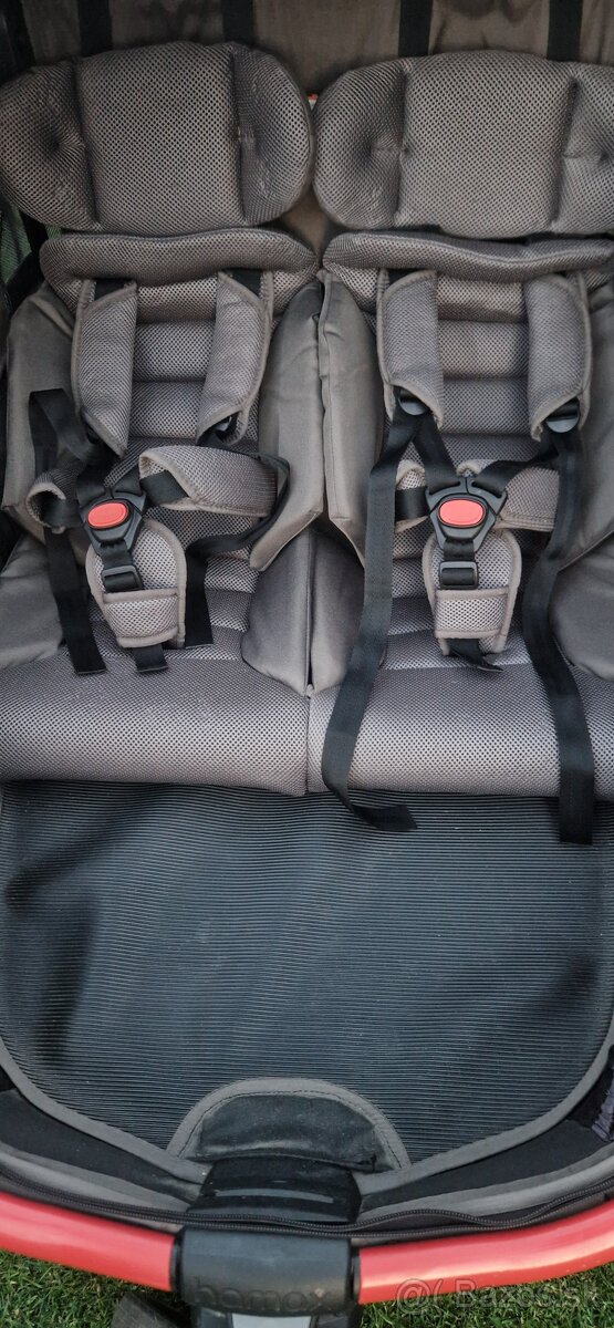 Hamax Outback cyklovozík pre 2 deti TOP stav, komplet výbava - 3