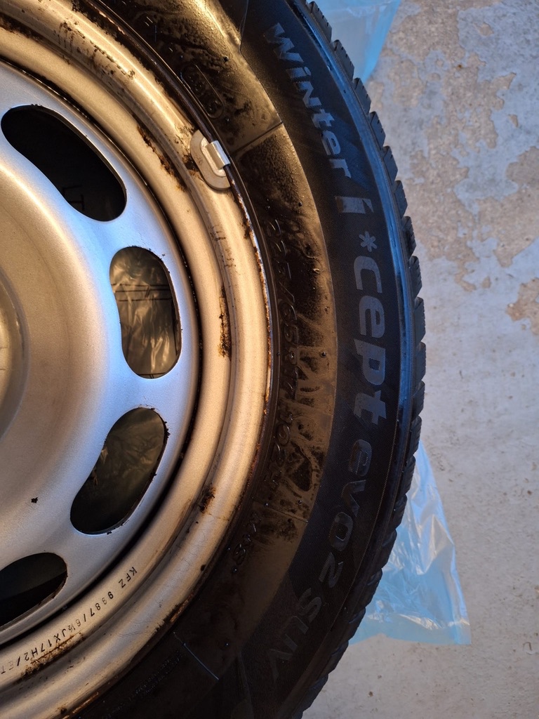 Zimné gumy Hankook winter ceptevo2 suv 225/65R17 + disky - 3