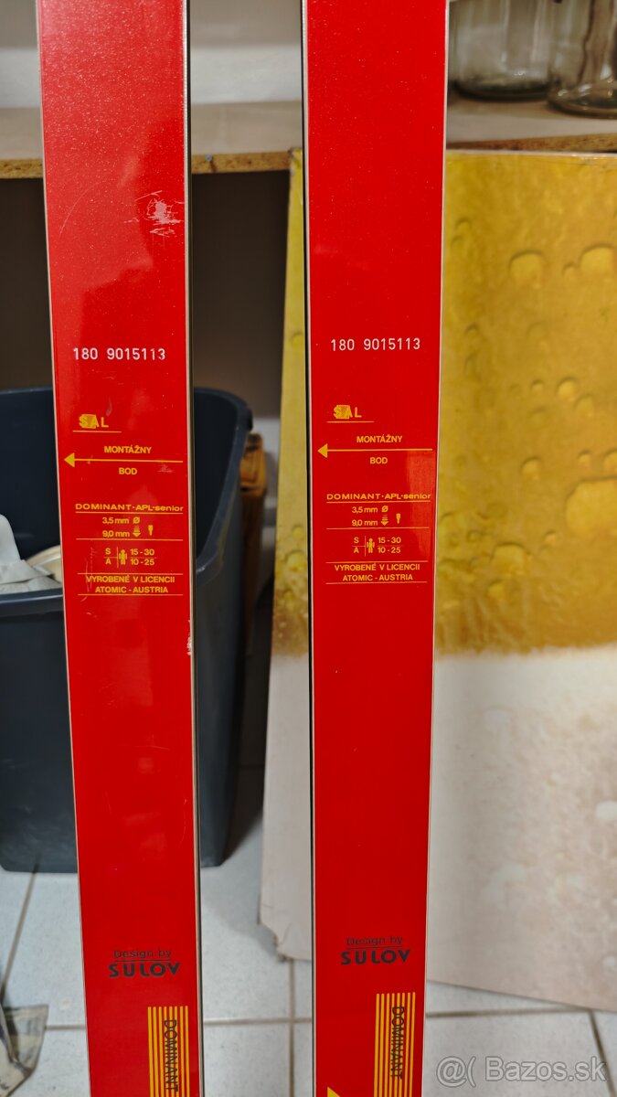 Predám retro nové lyže DOMINANT v licencii ATOMIC - 3