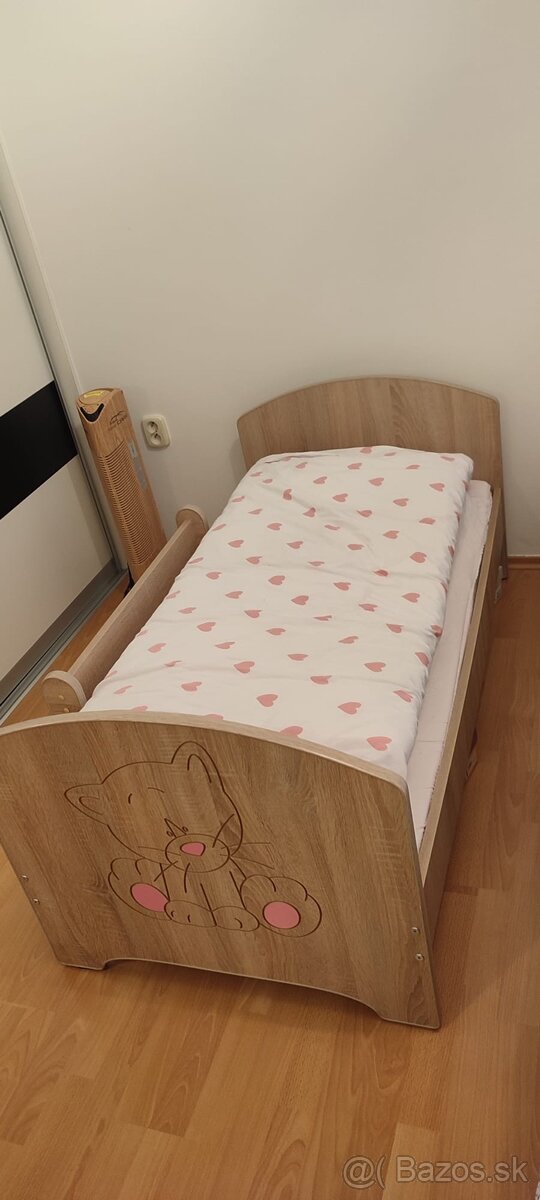Detska posteľ 140x70 s matracom, detsky matrac - 3