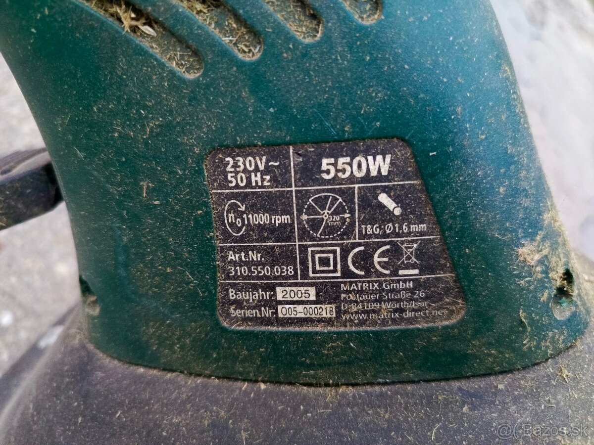 Predám el. strunovú kosačku vyžínač - 3