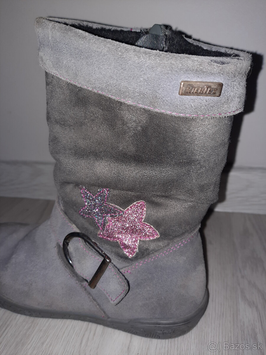 Kožené čižmy Richter (veľ. 33) - 3