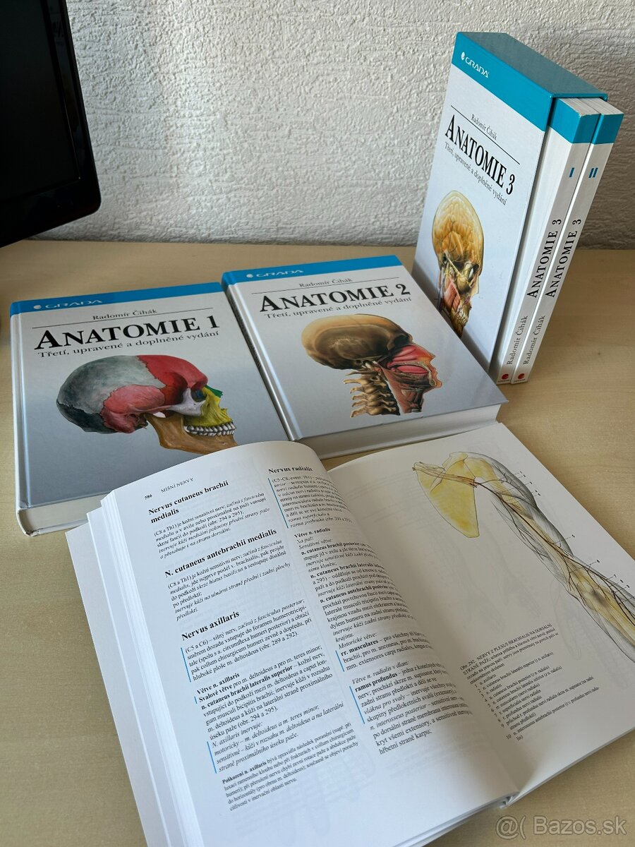 Predám knihy - Čihák: Anatomie 1,2,3 - 3