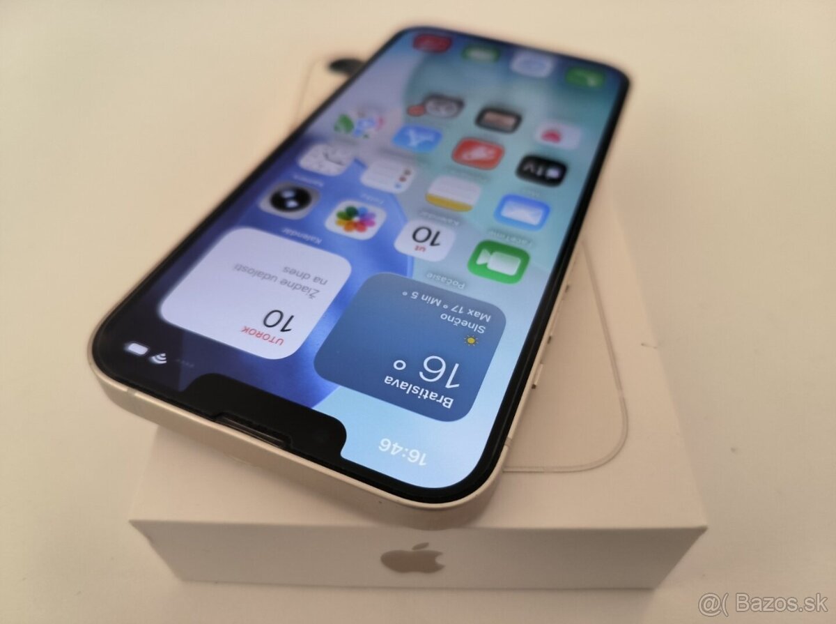 apple iphone 13 128gb Starlight / Batéria 100% - 3