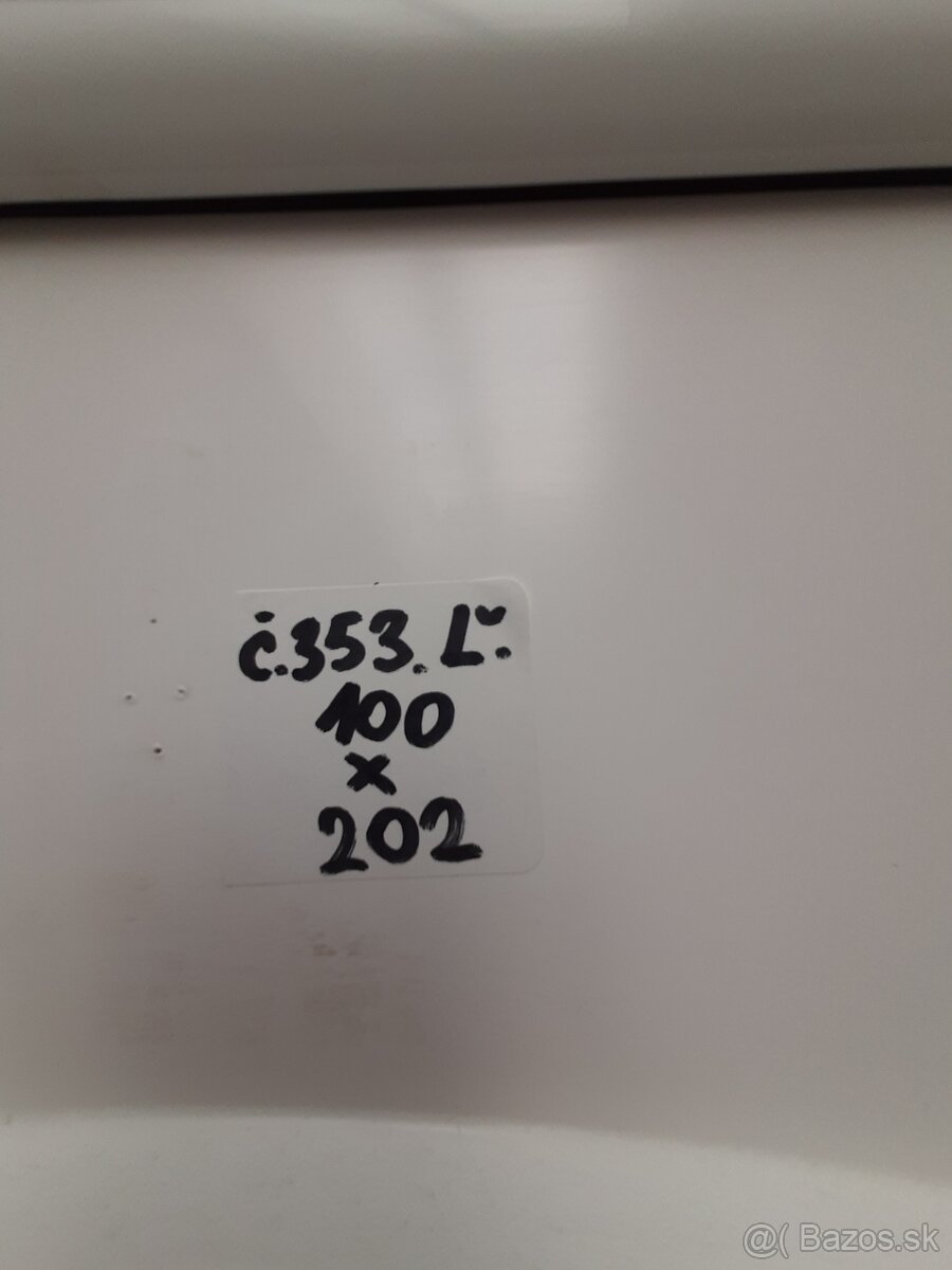 Plastové dvere Č. 353. Ľ - 3