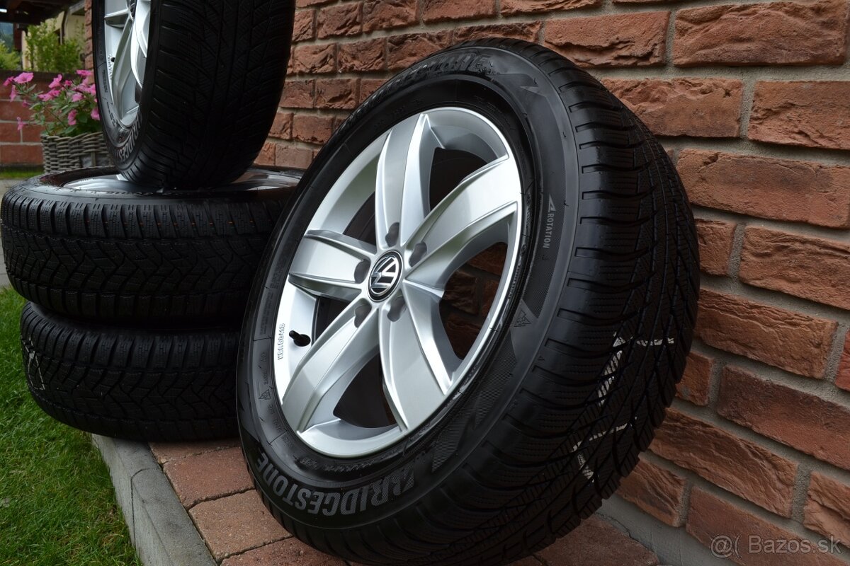 5x112 R16 Zimna sada Org. VW T-roc + 205/60 R16 - 3