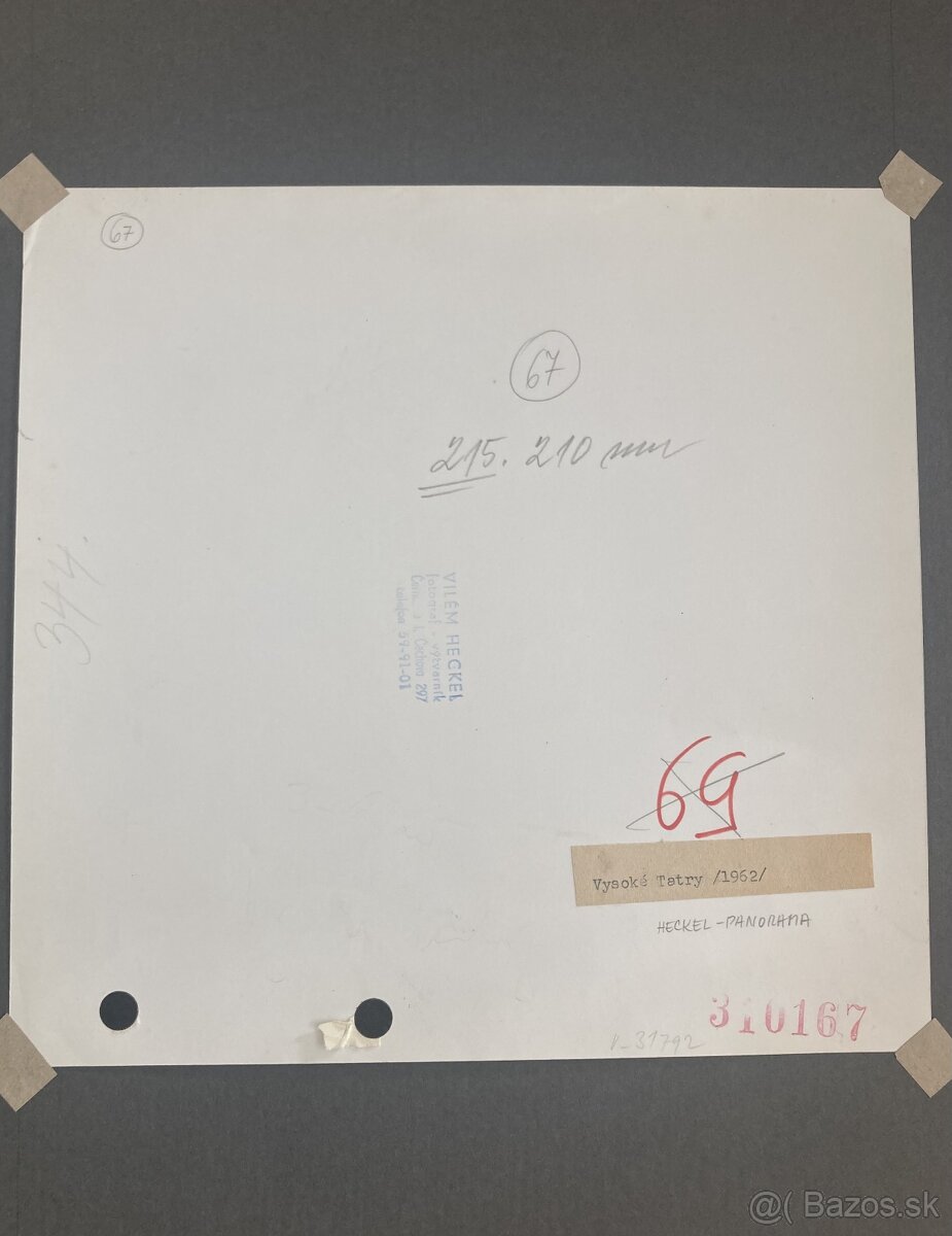 Vilém Heckel - Vysoké Tatry, 1962 - 3