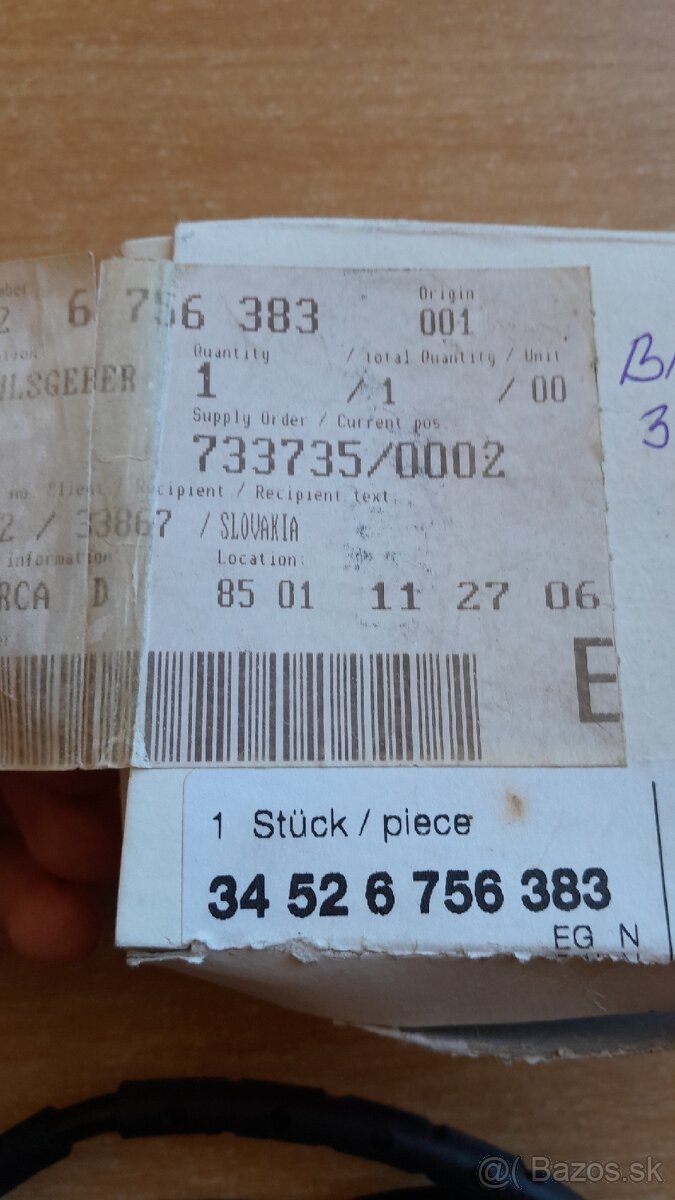 Snímač abs Bmw e46 - 3