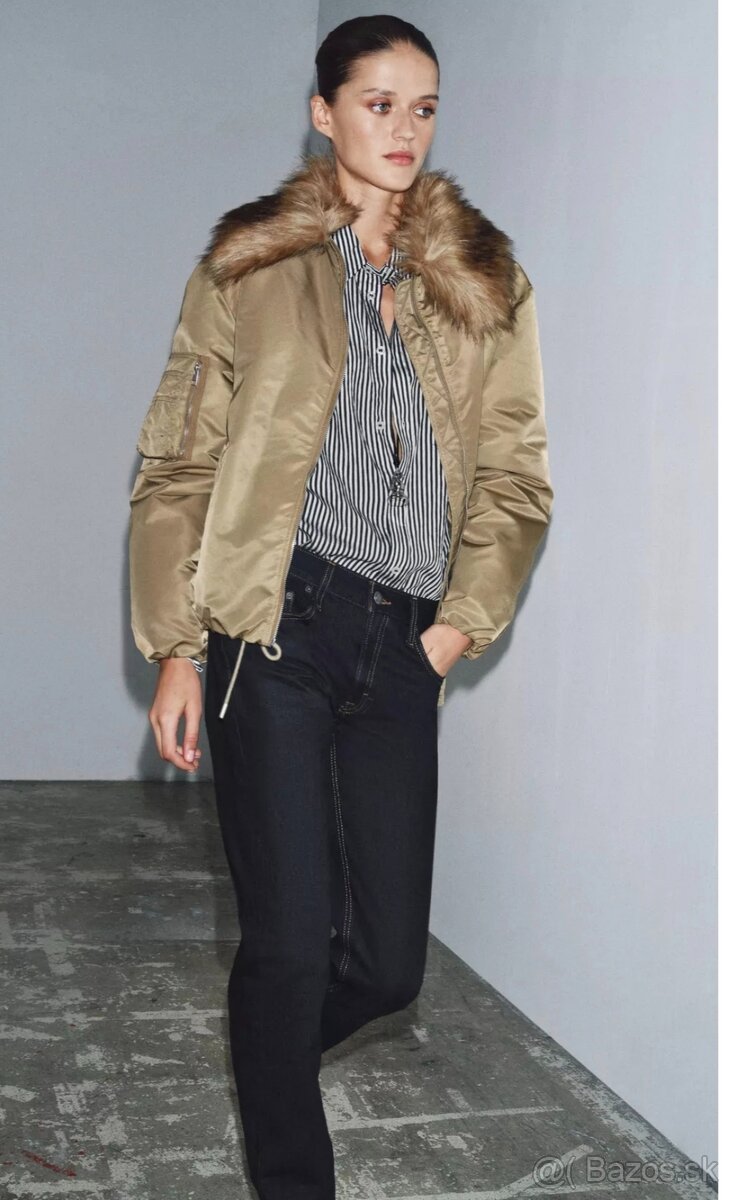 Dámska bomber bunda Zara- nová - 3