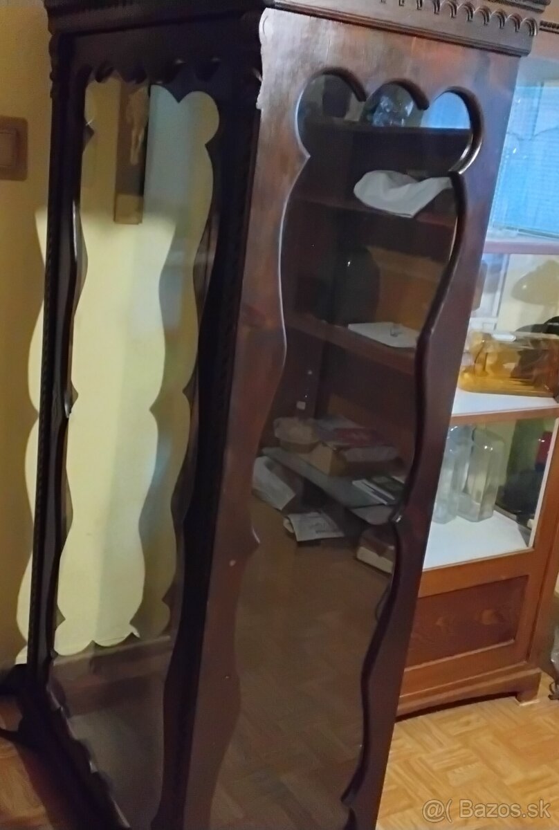 Vitrina starozitna presklenena - 3