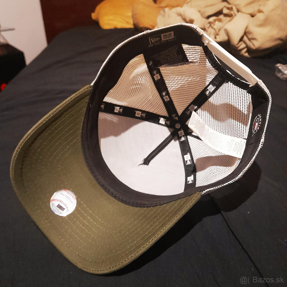 NEW ERA khaki & white - 3