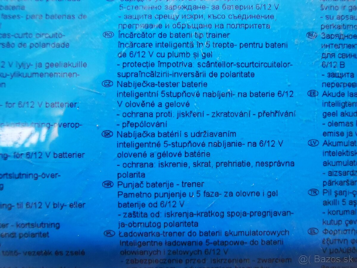 Inteligentná nabíjačka 6/12V - 3