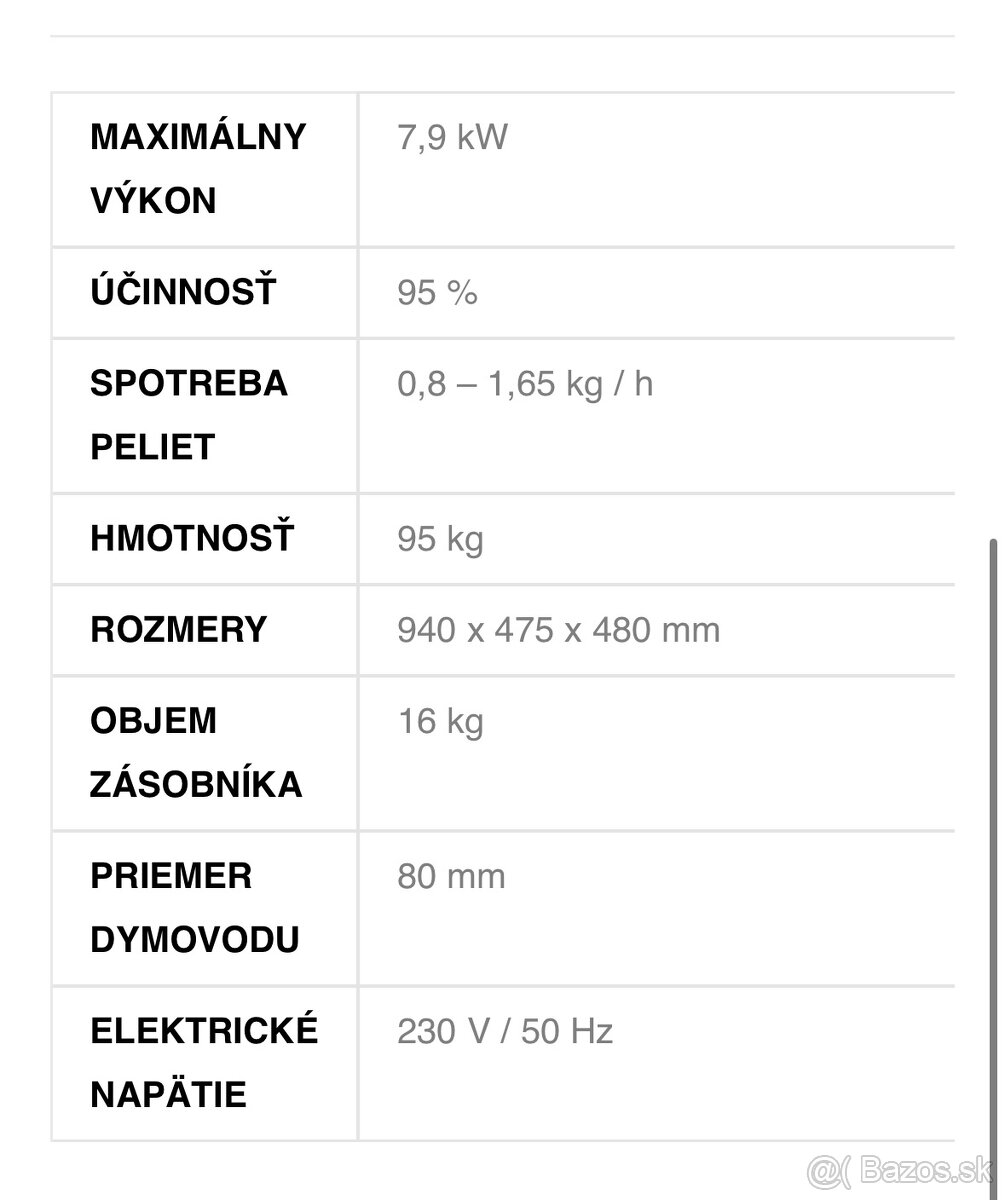 Peletová pec/ kachle - 3