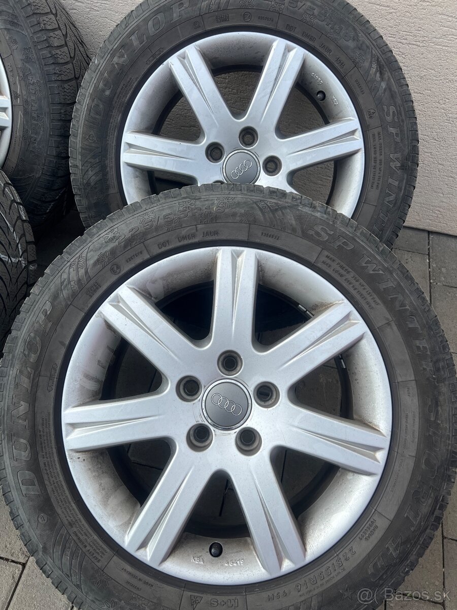 5x112 R16 Original Audi elektróny + pneu - 3
