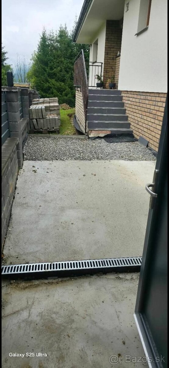 Zámkové dlažy,stavebné práce - 3