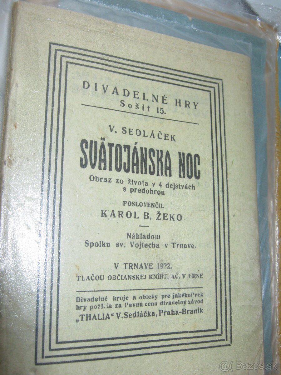 predam tieto 100 rocne tituly divadelne - 3