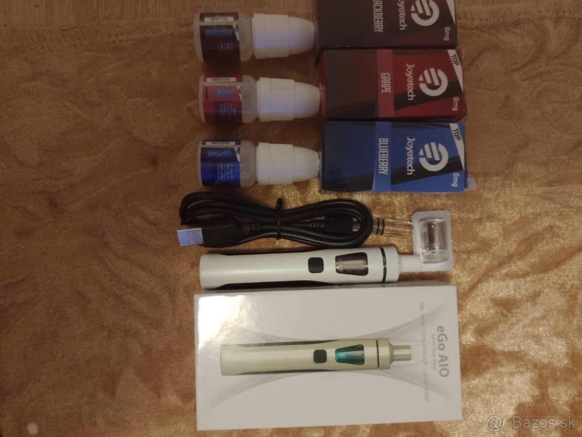 Predám Vape Joyetech Ego AIO White-Black - 3