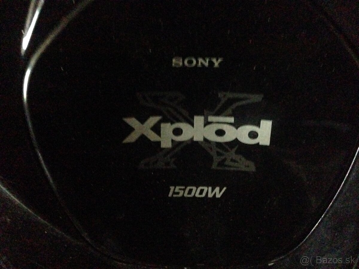 Predam subwoofer SONY Xplōd 1500w + zosil + autoradijo - 3