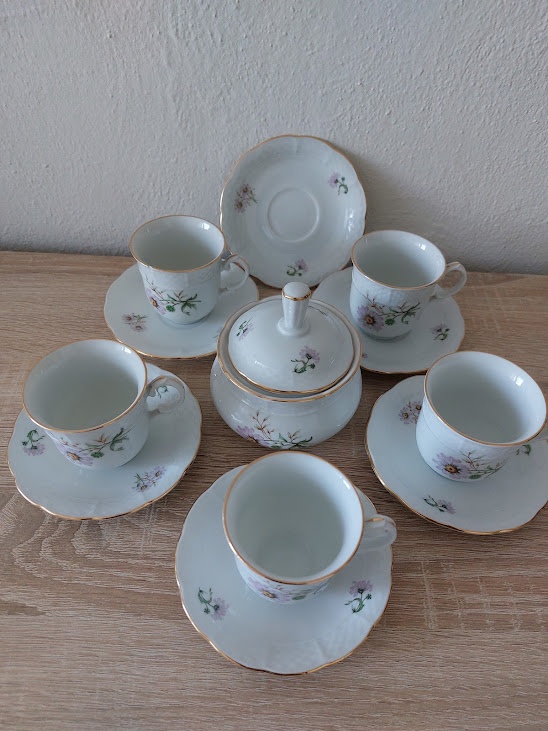 Karlovarsky porcelan - mokka salocky - 3