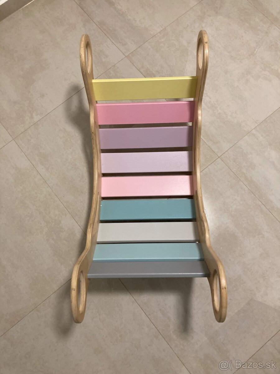 Montessori dúhová hojdačka Elis Design+ poťah - 3