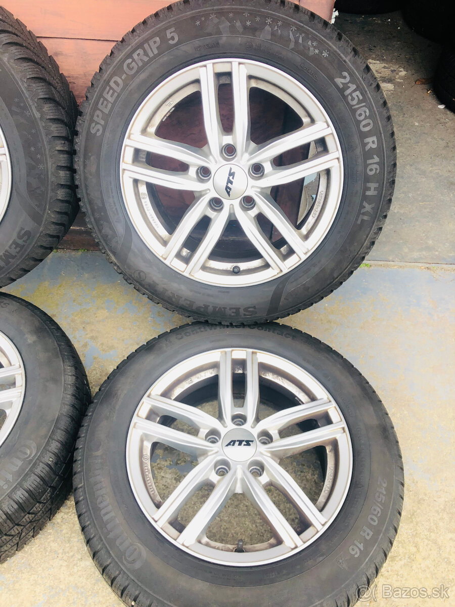 5x112 r16 kolesa disky skoda superb vw passat 215 60 16 et39 - 3