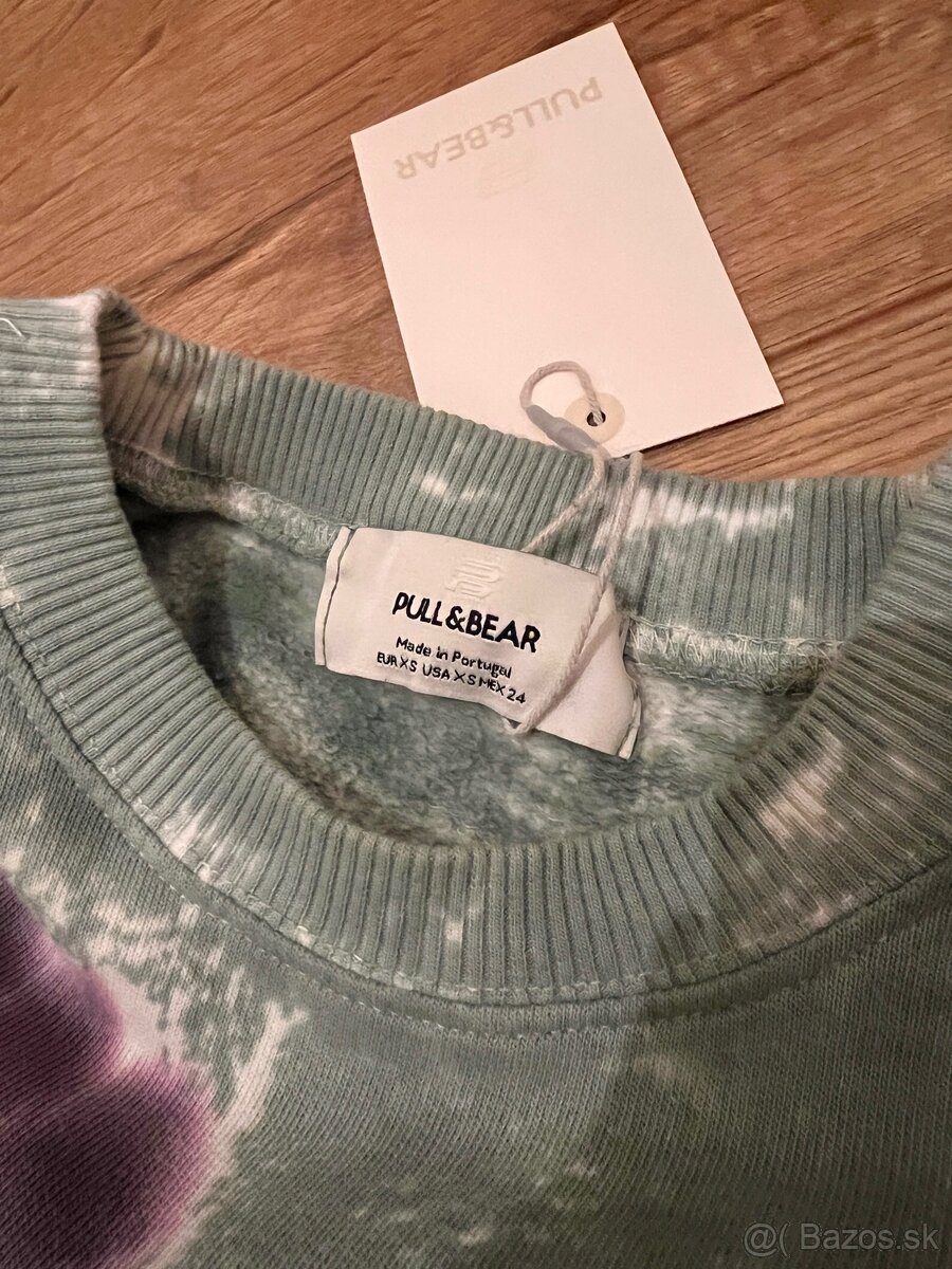 Farebná crop mikina s visačkou - 3