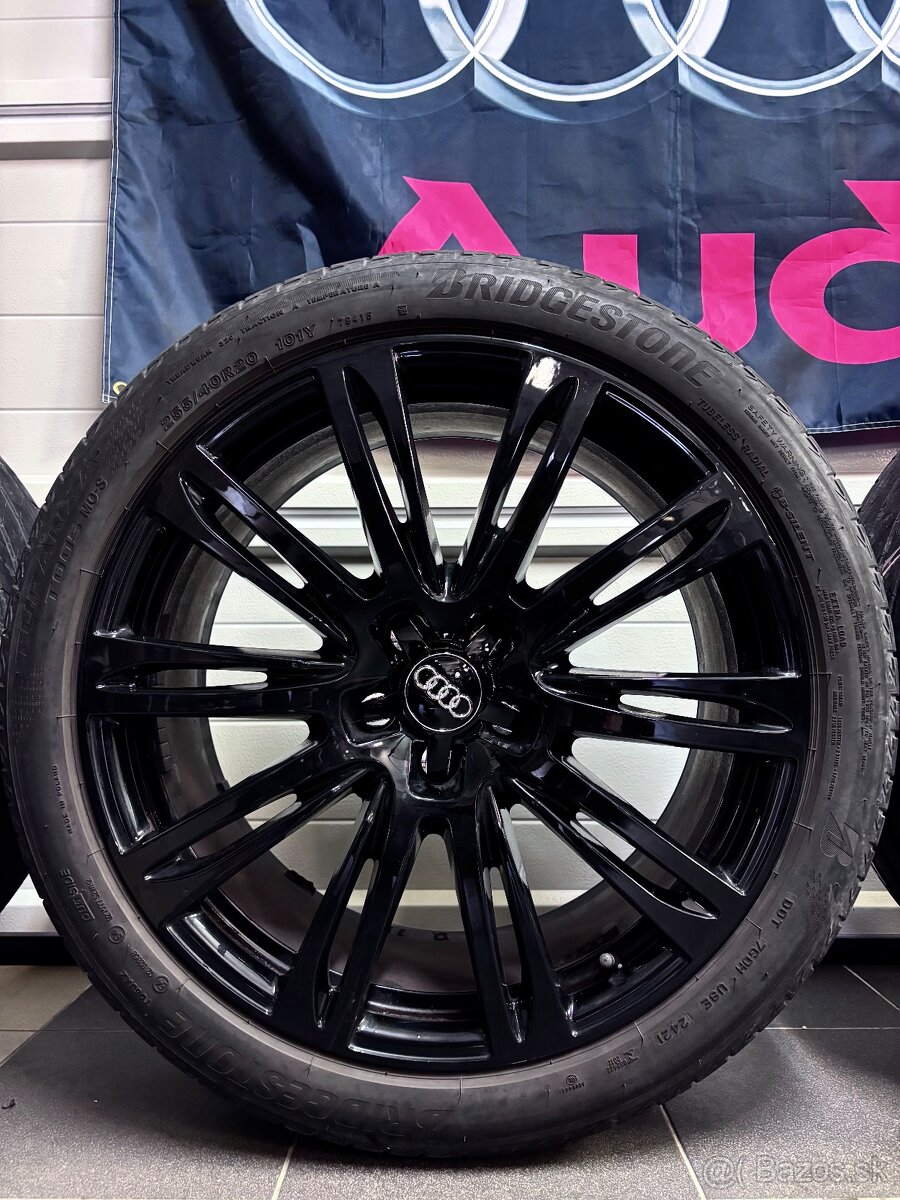 Audi Black S-Line R20 orig. Letne - 3