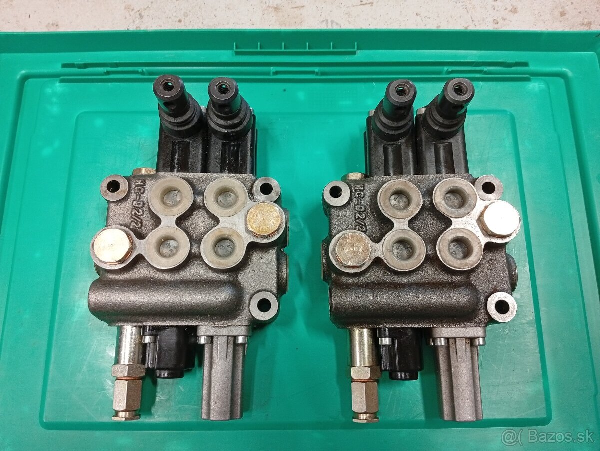 Hydraulický rozvádzač - dvojsekciový - nový - 3