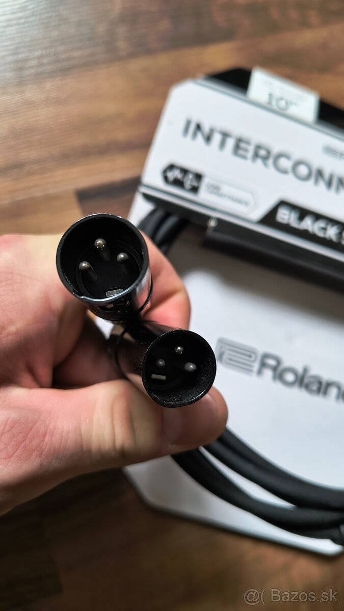Predám 2x 3m ROLAND INTERCONNECT kábel - 3