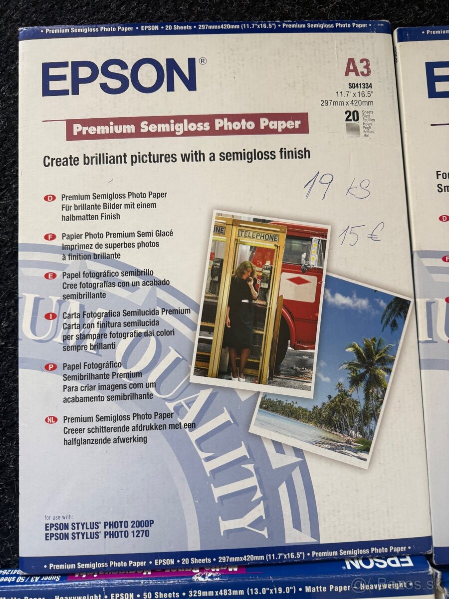 Fotopapier Epson A3 - 3