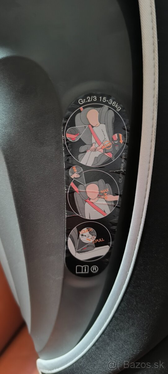 Predám autosedačku Cybex - 3