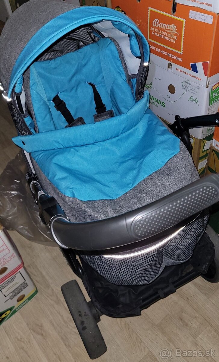 Kocik 2in1 Touragoo Flame Azur Grey Melange - 3