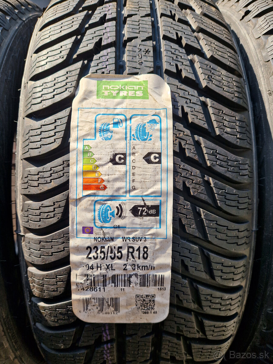 235/55 r18 zimne pneumatiky 3ks 235 55 18 - 3