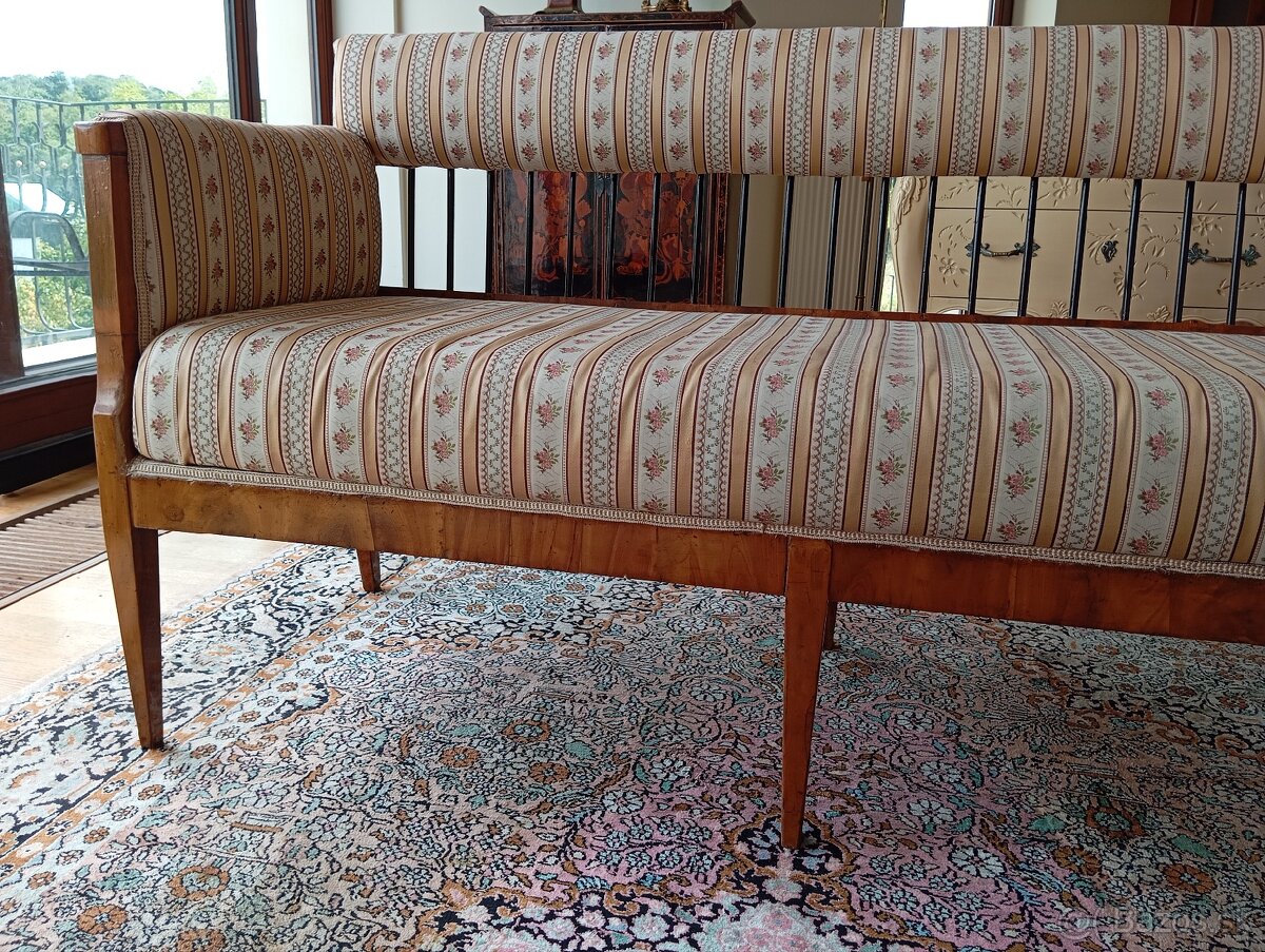 AKCIA ✨Vzácna Biedermeier pohovka z r. 1830✨ - 3