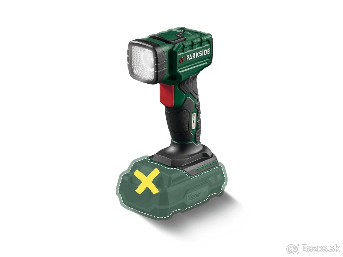 20V Aku ručný LED Parkside reflektor - 3