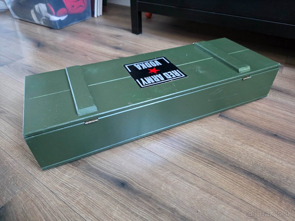 RED ARMY SAMOPAL 40% 1,2L DREVENÁ KAZETA - 3