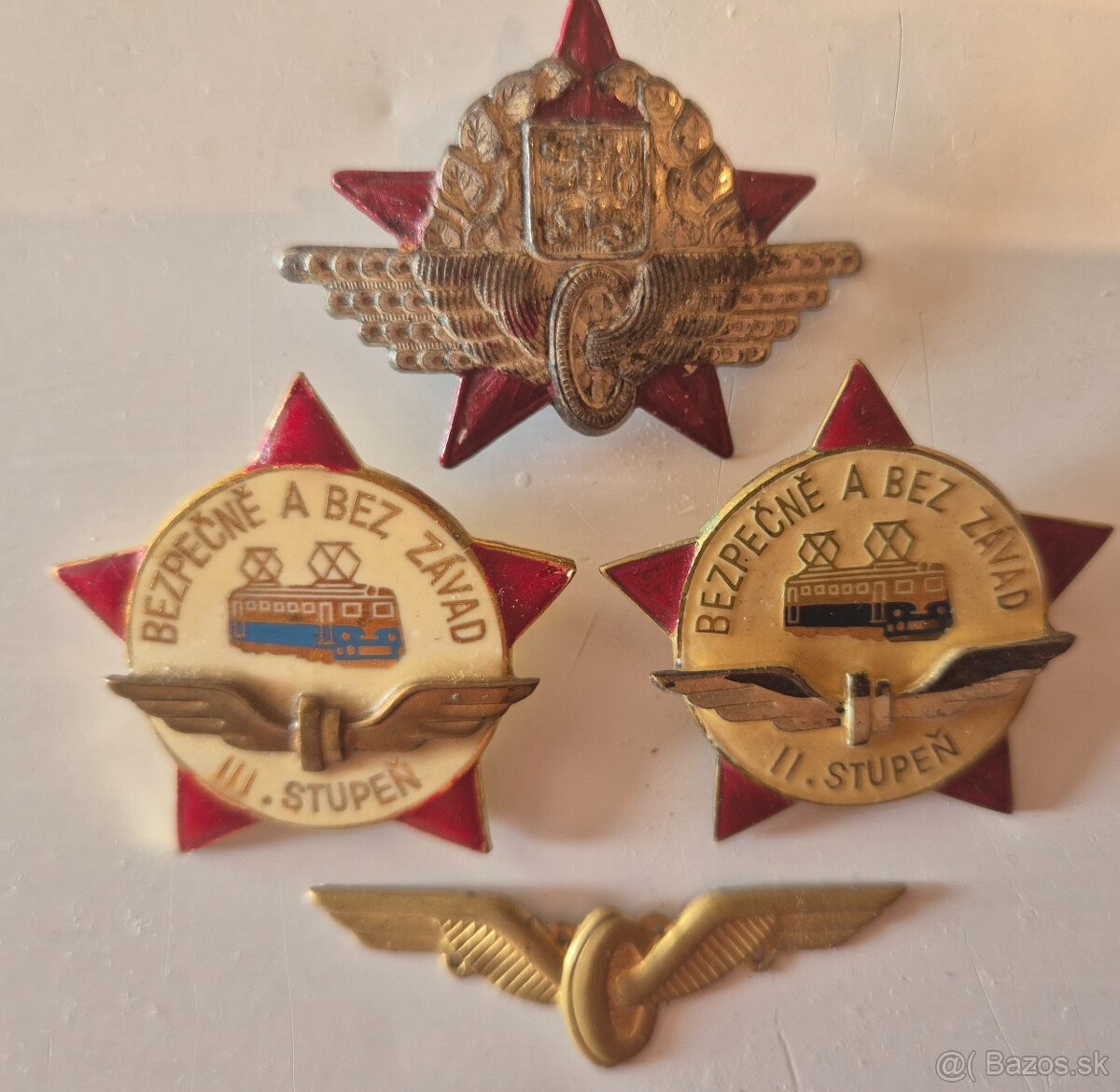 Predam stare Železničné odznaky. - 3