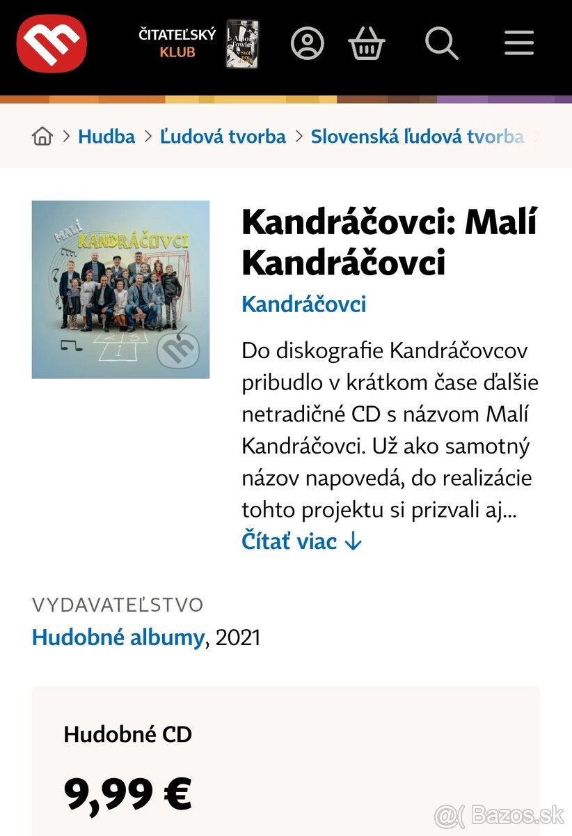 CD Malí Kandráčovci - 3