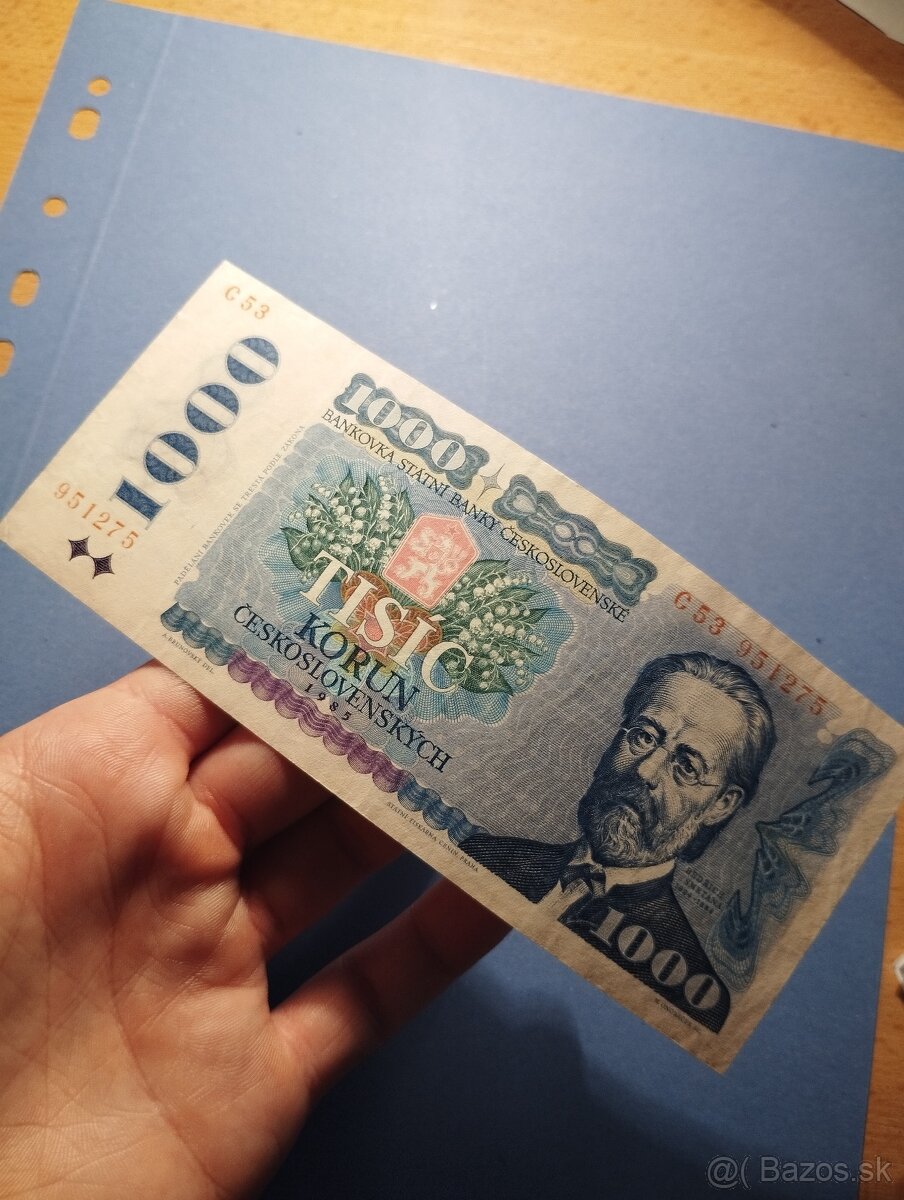 1000 kčs 1985 - 3