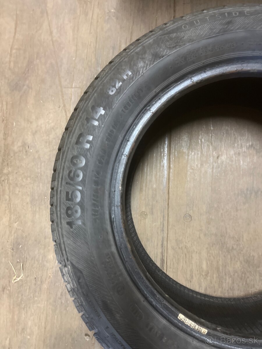 Predam tri letne pneumatiky 185/60 R14 - 3