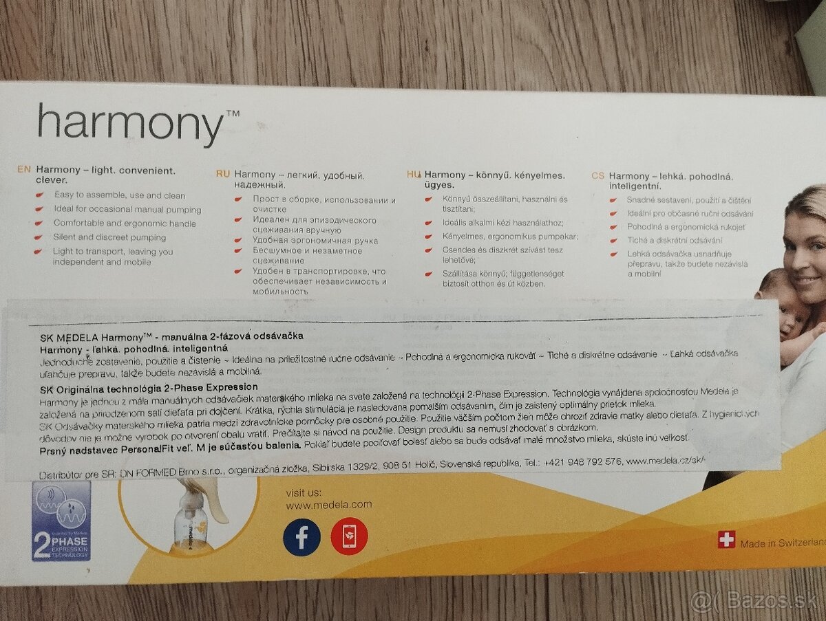 Odsávačka Medela Harmony light - 3