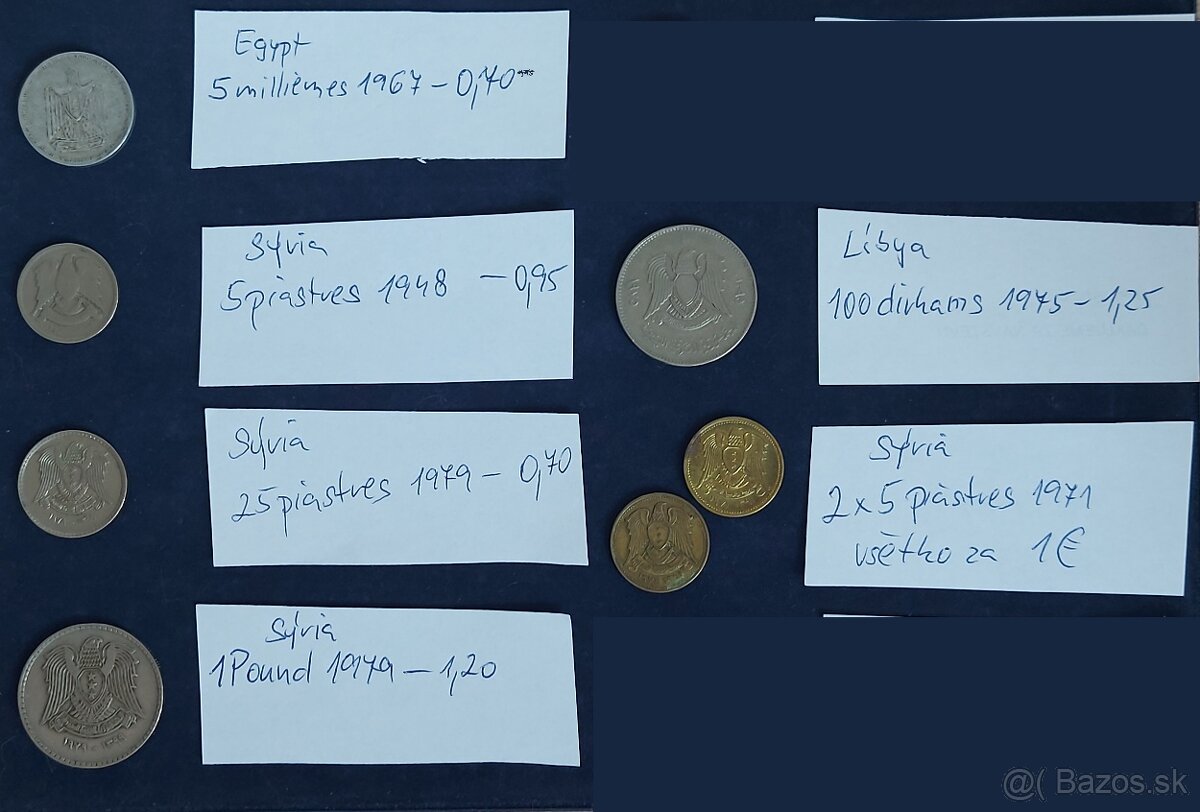 Zbierka mincí - Afrika a Ázia "arabské písmo" - 3